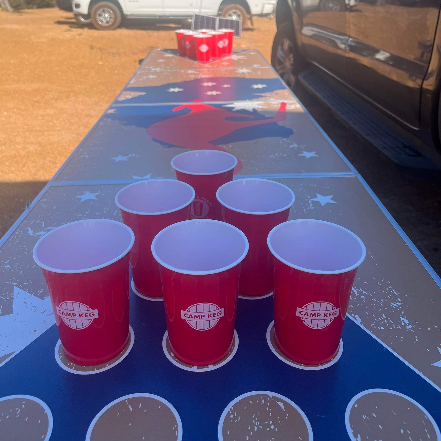 Camp Keg Reusable Beer Pong Set