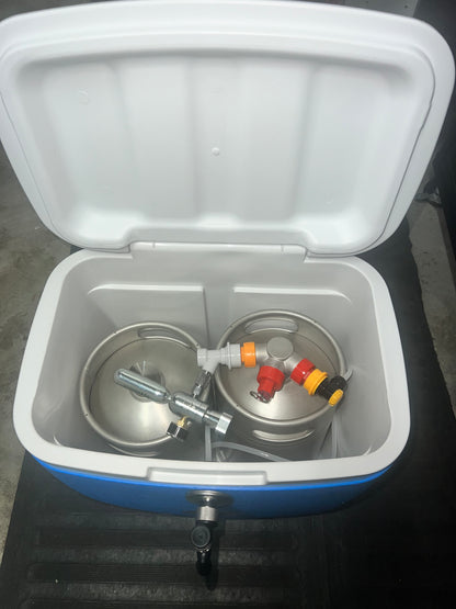 Camp Keg Limited Edition Mini Keg Ice Box with 2 x 5ltr SS