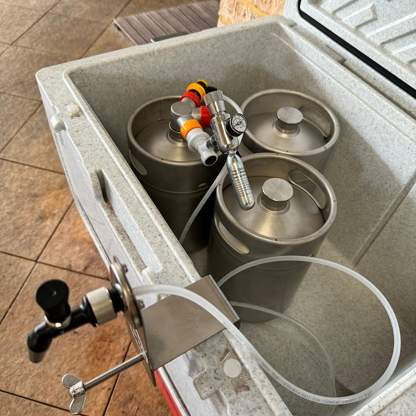 Camp Keg DIY No Drill Kegerator Kit