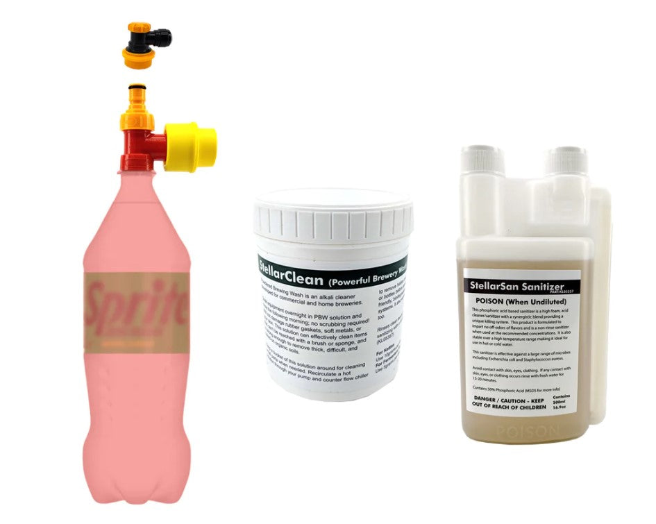Kegerator Line Cleaner and Sanitiser Hand Pump Kit